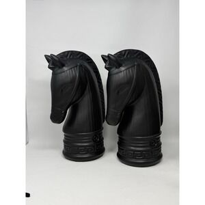 Jonathon Adler X Michaels  Large Horse Head Table Decor Black Pair New